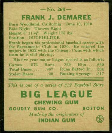 1938 Goudey Heads Up